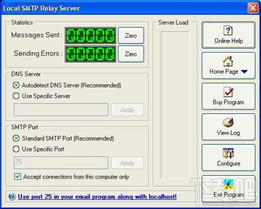 Local SMTP Relay Server,Local SMTP,SMTP Relay Server,SMTP服务器