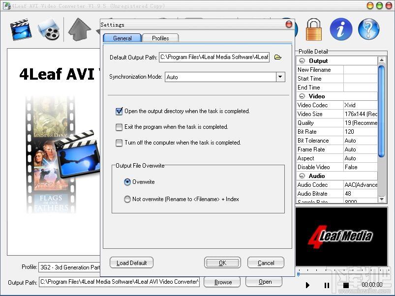 4Leaf AVI Video Converter,avi格式转换,avi转换